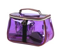 New Retro Vintage Vanity Bag, Makeup Bag Large Capacity Makeup Organizer for Women, Waterproof Transparent Toiletry Bag, Portable Skincare Storage Case, Ladies Travle Storage Case (C)