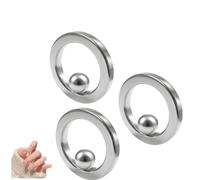 New Ring-Shaped Cat Eye Magnet for Nails, Strong Nail Magnet, Mini Round Strong Nail Magnet French Tip Tool, Portable Hollow Circular Cat Eye for Home DIY & Nail Artists