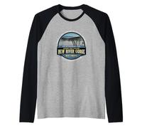 New River Gorge National Park & Preserve - Souvenir Maglia con Maniche Raglan