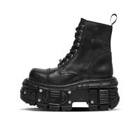 New Rock - Elegante Tank Nero con Viti - - Shoes - Donna - Nero - 40 EU