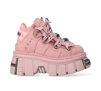 New Rock M-106-C158 Rosa Tower Platform Gothic Punk Stivaletti, rosa, 44 EU