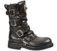 New Rock M 1473 S1 - Stivali da motociclista unisex adulto, Nero (Noir Itali Negro Nomada Negro Planin), 44 EU