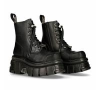 New Rock M.NEWMILI083 S21 Nero - Stivali, Metallico, Unisex