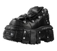 New Rock M-TANK106-C2 - Scarpe Piatto in Pelle Nero - 39 EU