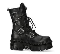 New Rock Scarpe Unisex WALL373-S6 Vera Pelle Piattaforma Stile Goth Emo Rock