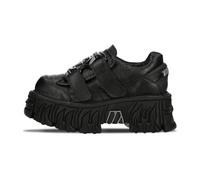 New Rock, ,Shoes ,Donna ,Nero ,37 EU Luxor Fire Lateral