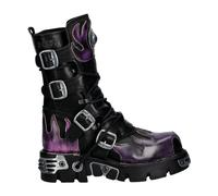 New Rock - Stivale Ankle Fiamma - - Shoes - Donna - Multicolore - 36 EU