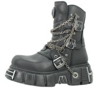 New Rock - Stivaletti Metallici - - Shoes - Donna - Nero - 40 EU