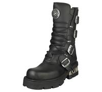 New Rock Stivali Metallo Unisex - Nero - 37 EU