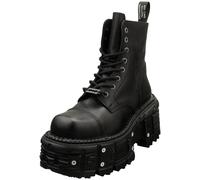 New Rock M-TANK083-C1 Stivaletti/Stivali Donne Nero - 39 - Stivaletti