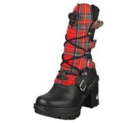 New Rock Stivali Platform Donna Tartan Nero - 41 EU