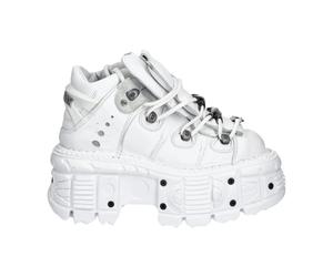 New Rock - Tank 106 - - Shoes - Donna - Bianco - 39 EU