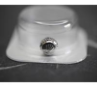 NEW Rolex 24-531-0 Corona Acciaio Originale in Blister 5.3 mm