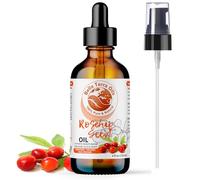 NEW Rosehip Seed Oil. 4 oz Cold-Pressed. Unrefined. Organico. 100% puro. Anti-invecchiamento. Esane-free. Improves the Appearance of Wrinkles, Scars. Natural Moisturizer. For Hair, Skin, Nails