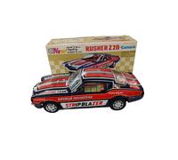 NEW Rusher Z28 Camaro Bump-n-Go del 1969 in latta, alimentata a batteria...