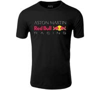 New Season Men's Short Sleeve O Neck Redbull Racing Printed T-Shirt - Short Sleeve - O Neck - Printed - Tshirt Black M