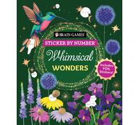 New Seasons Brain Games Brain Games - Sticker by Number: Whimsical (Tascabile)