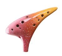 New Snowflake Glaze Ocarina in ceramica 12 fori Alto AC Tune Ocarina Strumento a fiato per principianti strumento ocarina (2)