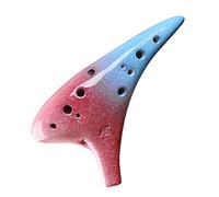 New Snowflake Glaze Ocarina in ceramica 12 fori Alto AC Tune Ocarina Strumento a fiato per principianti strumento ocarina (1)