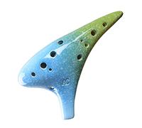 New Snowflake Glaze Ocarina in ceramica 12 fori Alto AC Tune Ocarina Strumento a fiato per principianti strumento ocarina (3)