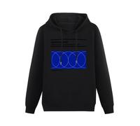 New Spiritualized Men's Long Sleeve Hoody with Pocket Sweatershirt, Hoodie Black 3XL