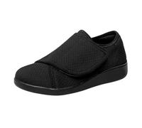New Spring and Summer Soft Bottom Mesh Breathable Women's Casual Single Shoes Women's Shoes Elderly Shoes - Scarpe da uomo taglie forti, Nero , 42 EU
