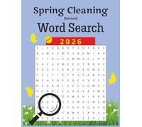 NEW Spring Cleaning themed Word Search: -- 56 puzzles! With solutions | 8.5x11, 86 pages | Fun gift for those getting into the spring spirit