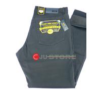 New Story pantalone felpato in Cotone elasticizzato foderato in pile per inverno