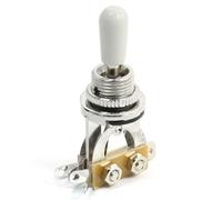 New Switch 3 Ways Toggle Cromate - Tip Bianco per Chitarra I Paul, Sg