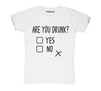 New T-Shirt Fiammata Uomo Are You Drunk Funny Idea Regalo