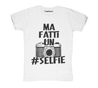 New T-Shirt Fiammata Uomo Ma Fatti Un Selfie Idea Regalo