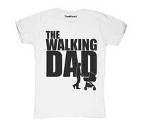 New T-Shirt Fiammata Uomo The Walking Dad Idea Regalo