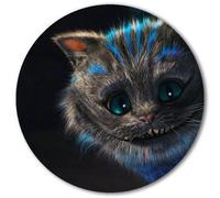 NEW Tappetino per Mouse, Tappetino per Mouse Rotondo, Motivo Tim Burton - Alice nel paese delle meraviglie
