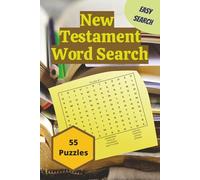 New Testament Word Search: 55 Inspiring Puzzles For Bible Lovers of All Ages