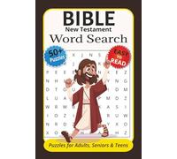 New Testament Word Search Puzzle Book: Word Searches with Easy to Read Print about Jesus, Gospel, Miracles and More | 6x9 inches, 110 pages | 50+ Puzzles Gift for Vacations, Holidays, and free Times