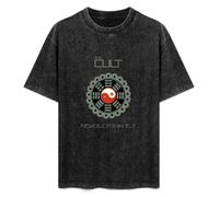 New The Cult - Revolution Rock Band Logo Men's White T T-Shirt Black L