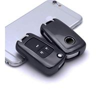 New TPU Key Holder Cover Case For Chevrolet Cruze Aveo TRAX Opel Astra C A-black