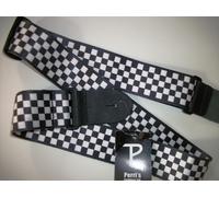 New Tracolla perri's - Design Scacchi -fatto IN Canada -per Chitarra E Bassa