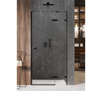 New Trendy Avexa Black porta doccia 110 cm a battente nero opaca/vetro trasparente EXK-1553