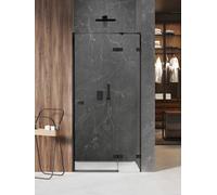 New Trendy Avexa Black XR porta doccia 110 cm a battente nero opaca/vetro trasparente EXK-6841