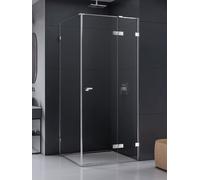 New Trendy Eventa box doccia 120x70 cm rettangolare cromo lucida/vetro trasparente EXK-4522