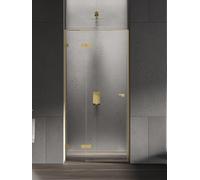 New Trendy Eventa Gold Shine porta doccia 110 cm a battente oro lucida/vetro trasparente EXK-4677