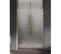 New Trendy Eventa Gold Shine porta doccia 110 cm a battente oro lucida/vetro trasparente EXK-4681