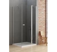 New Trendy New Soleo box doccia 110x70 cm rettangolare cromo lucida/vetro trasparente K-0655