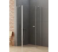 New Trendy New Soleo box doccia 80x80 cm cromo lucida/vetro trasparente K-0606