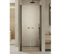 New Trendy New Soleo Gunmetal Brushed porta doccia 170 cm a battente grafite spazzolata/vetro trasparente D-0553A