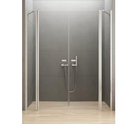 New Trendy New Soleo porta doccia 160 cm a battente cromo lucida/vetro trasparente D-0267A