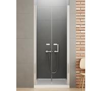 New Trendy New Soleo porta doccia 170 cm a battente cromo lucida/vetro trasparente D-0170A