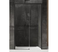 New Trendy Prime Black porta doccia 160 cm scorrevole nero opaca/vetro trasparente D-0329A