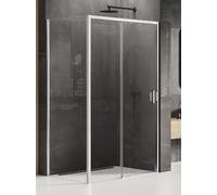 New Trendy Prime box doccia 140x70 cm rettangolare cromo lucida/vetro trasparente K-1212